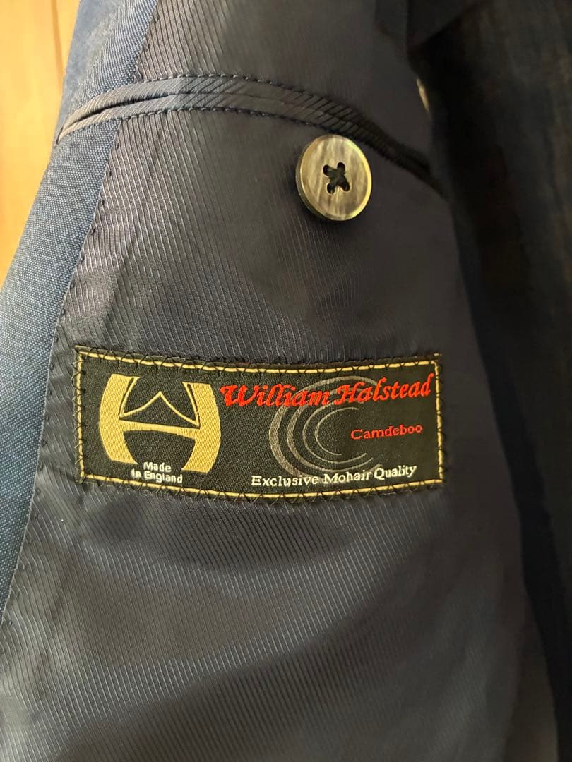 TOMORROWLAND 青 スーツ サイズ48 トゥモローランド