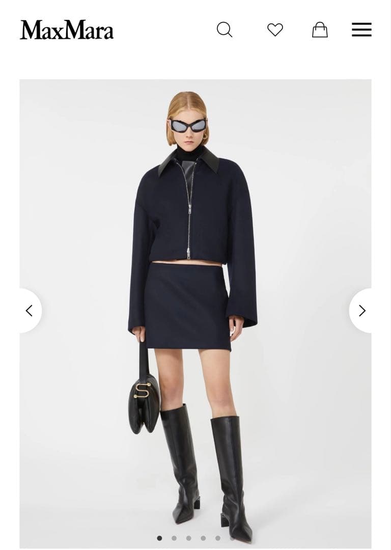 MaxMara SPORTSMAX ヴァクオ ショートウール ジャケット