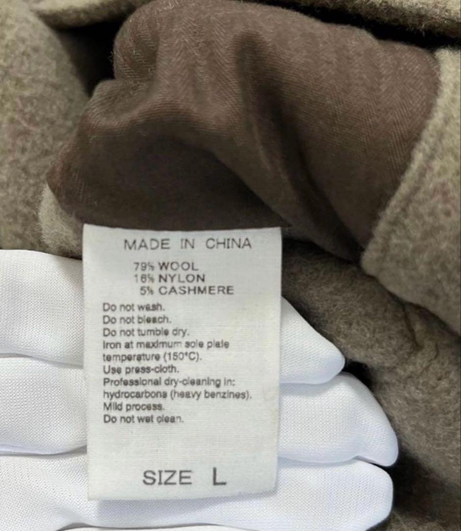 ADAM ET ROPE' カシミヤブレンドセミダブルコート