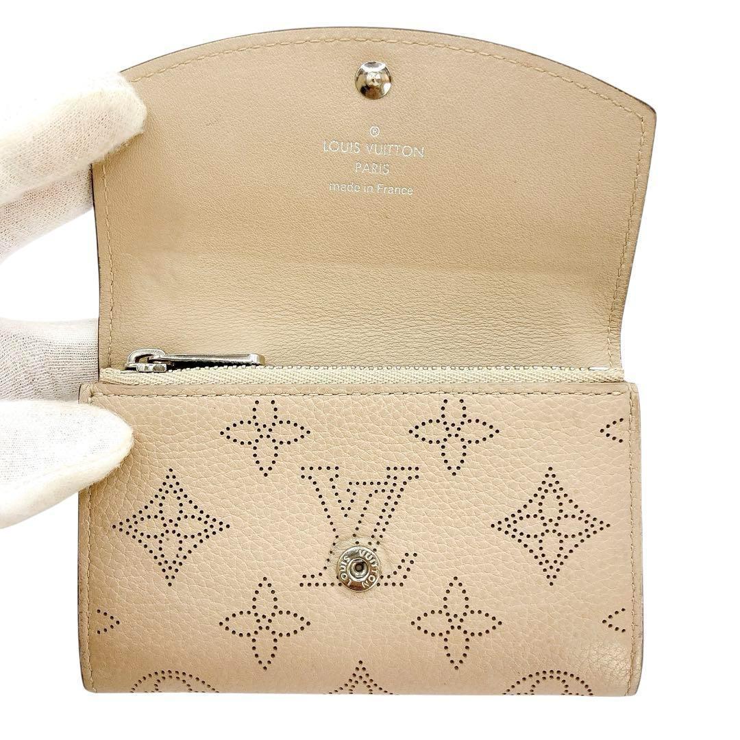 美品✨ルイヴィトン　ポルトモネ　アナエ　マヒナ　グレージュ　カード　ケース