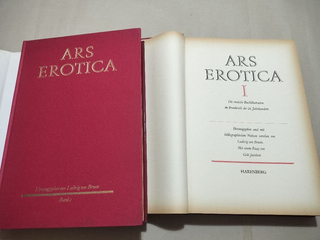 ARS EROTICA 3冊揃 フランス春画 插絵本 エロティック