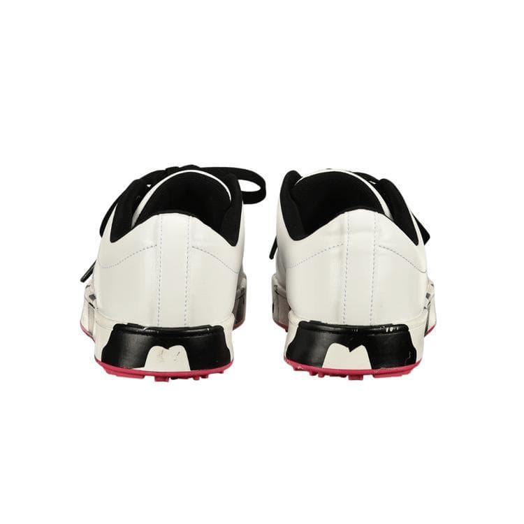 MU SPORTS ◆24.0cm WH ダルメシアン柄スパイクレスシューズ