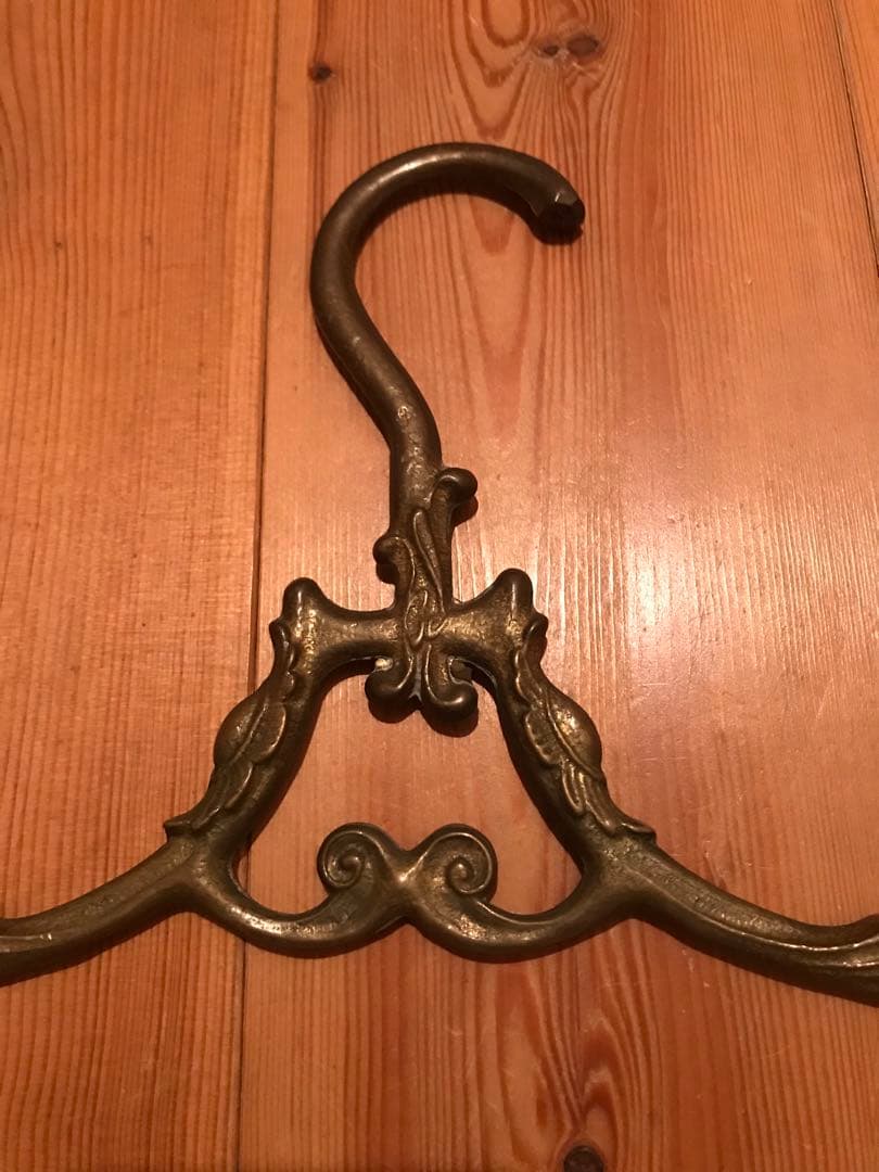 アンティークハンガー　真鍮　1本