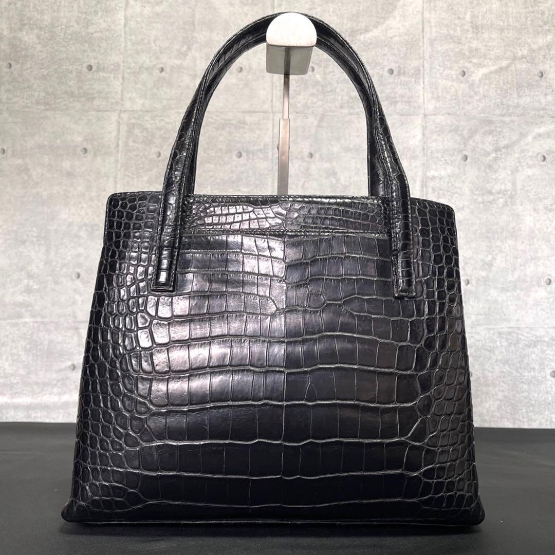 専用品HAMANO 濱野皮革工藝 クロコダイル ゴールド金具 トートバッグ