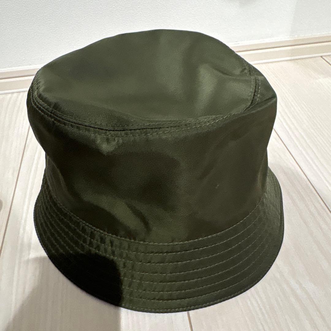 PRADA オリーブグリーン カーキ　バケットハット