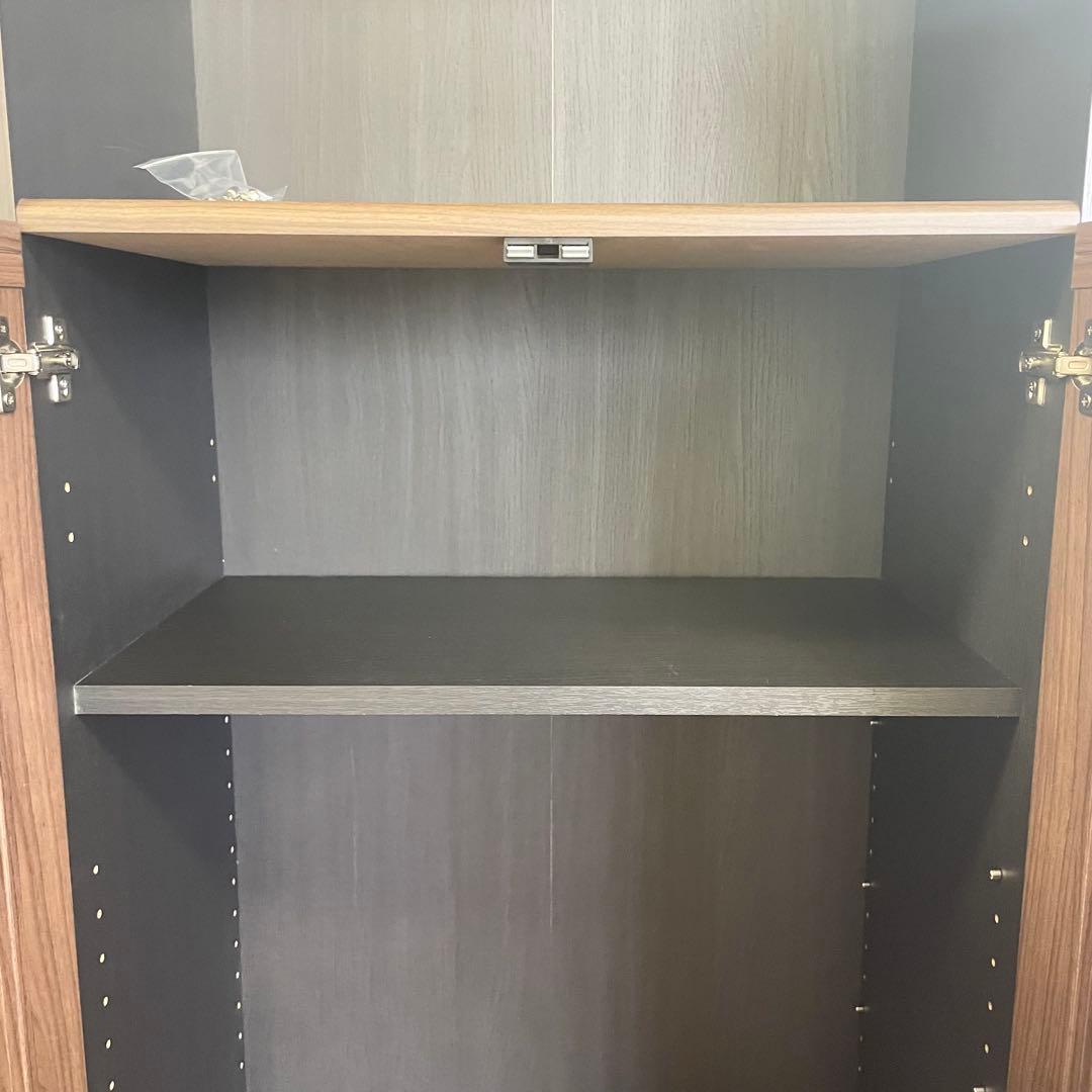 スリット入りシューズボックス スリッパラック付き