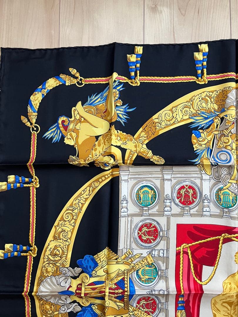 【美品】エルメス　カレ90 『シャルルガルニエへの賛辞』