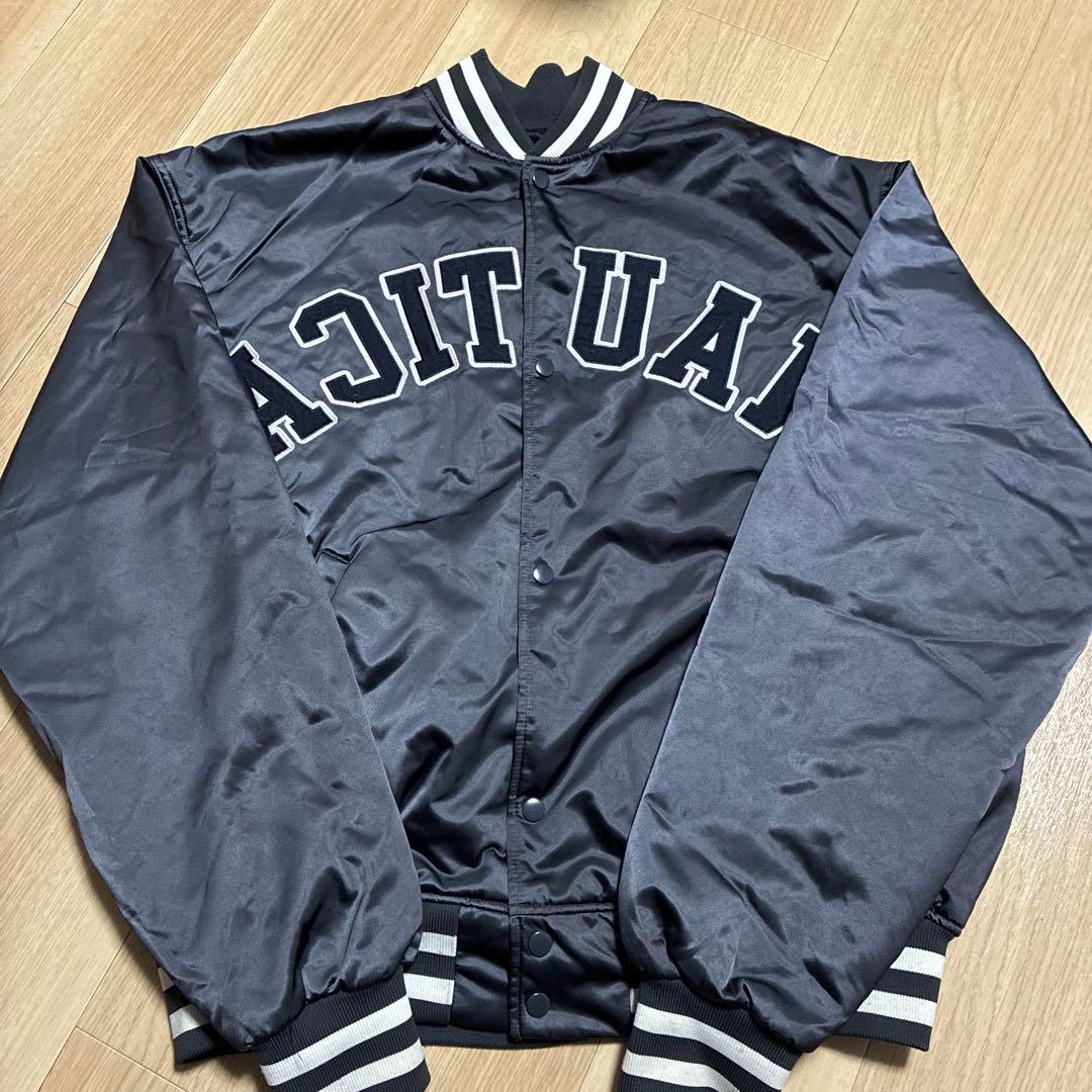 nautica 黒 スタジャン　なごみ