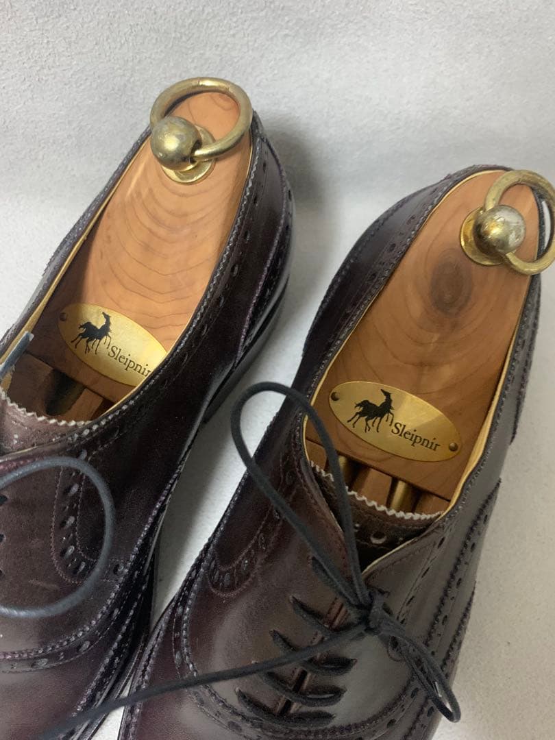 VASS ウイングチップ　美品　シューツリー付き