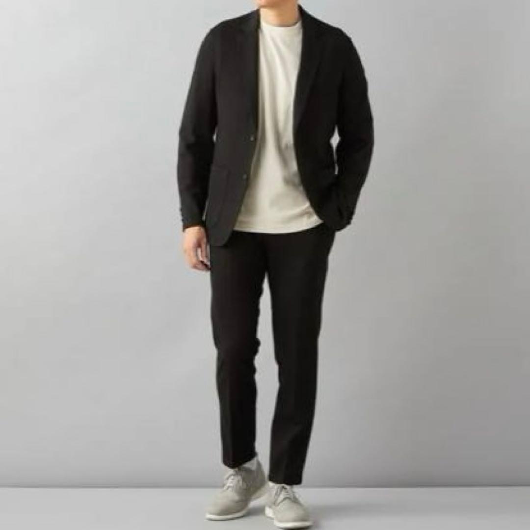 【未使用タグ付】パジャマスーツ 日本製素材 ワッフルジャージセット　ゆったりBM