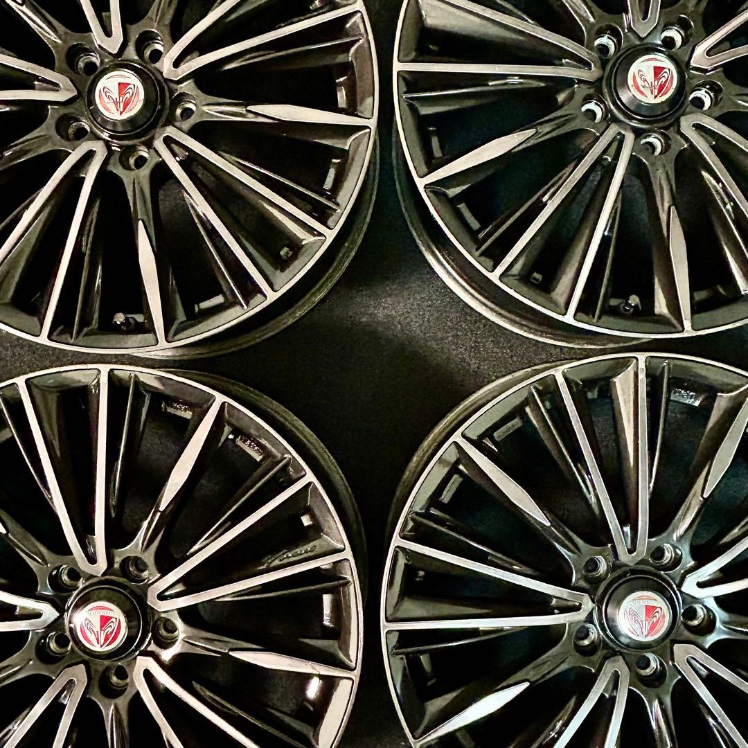 18インチ RAYS VERSUS VOUGE希少 ブラックディアマンテ レイズ