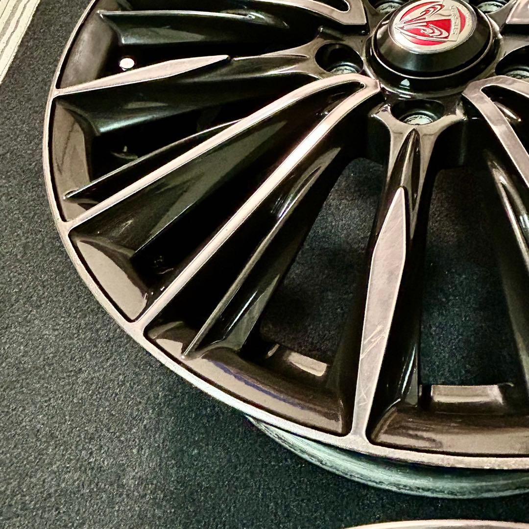 18インチ RAYS VERSUS VOUGE希少 ブラックディアマンテ レイズ