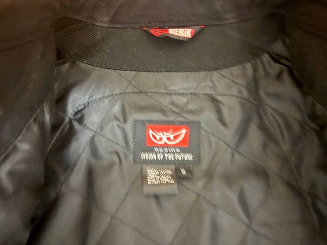 値下げ‼️BERIK レザー バイクジャケット ブラック