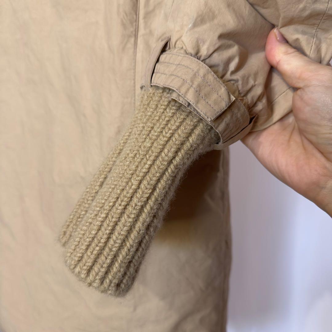 TSUMORI CHISATO ツモリチサト ダウンコート ベージュ 丸襟