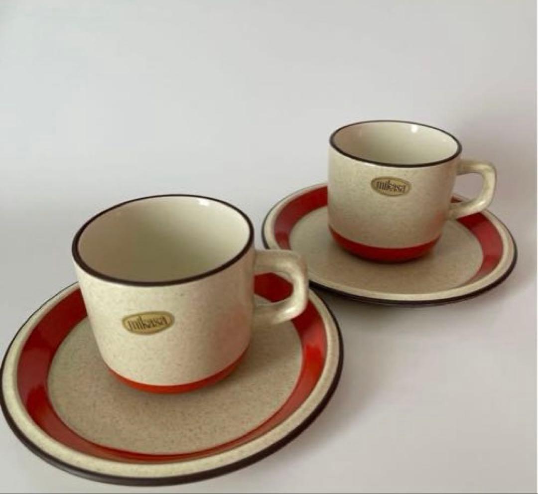 MIKASA 食器セット　10点　2客　ヴィンテージ ストーンウェア 日本製