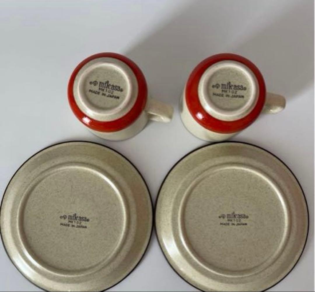 MIKASA 食器セット　10点　2客　ヴィンテージ ストーンウェア 日本製