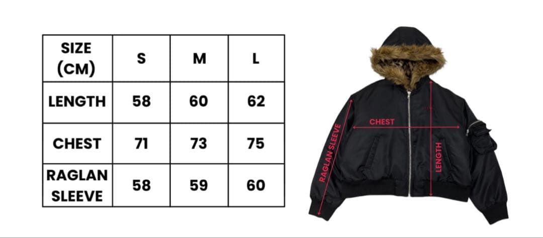 9s projectブラック MA-1ジャケット Mサイズ