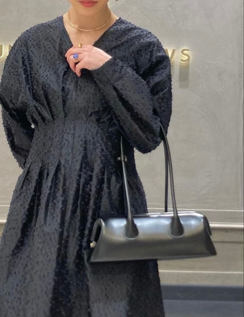 【新品】ユナイテッドアローズ カットジャガードワンピース＼最終値下げ／結婚式