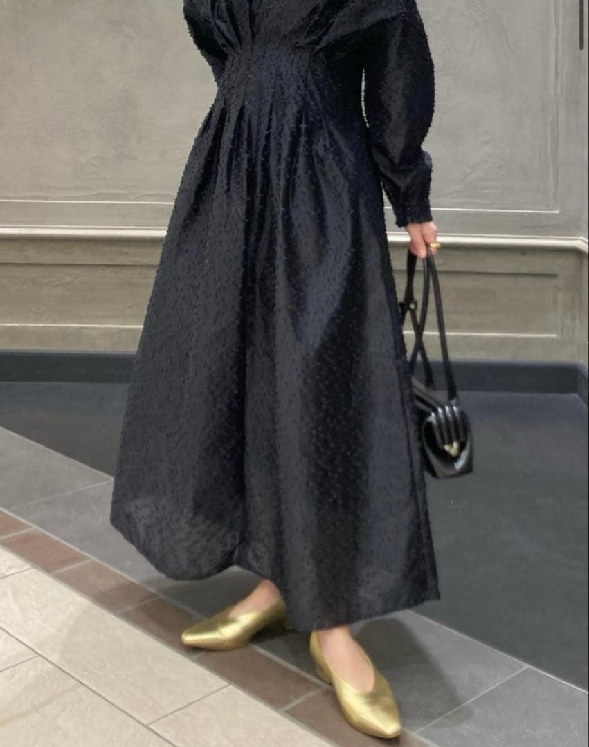 【新品】ユナイテッドアローズ カットジャガードワンピース＼最終値下げ／結婚式