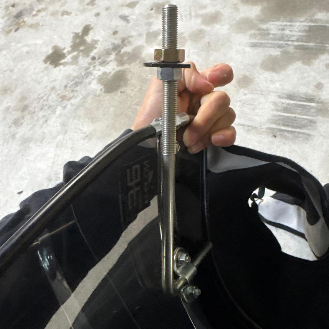 風貌、ステー、布付き