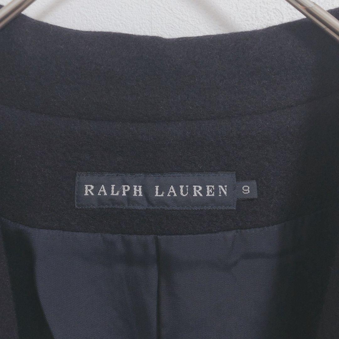 ラルフローレン　チェスターコート　ウール／アンゴラ／カシミヤ　後ろスリット　М