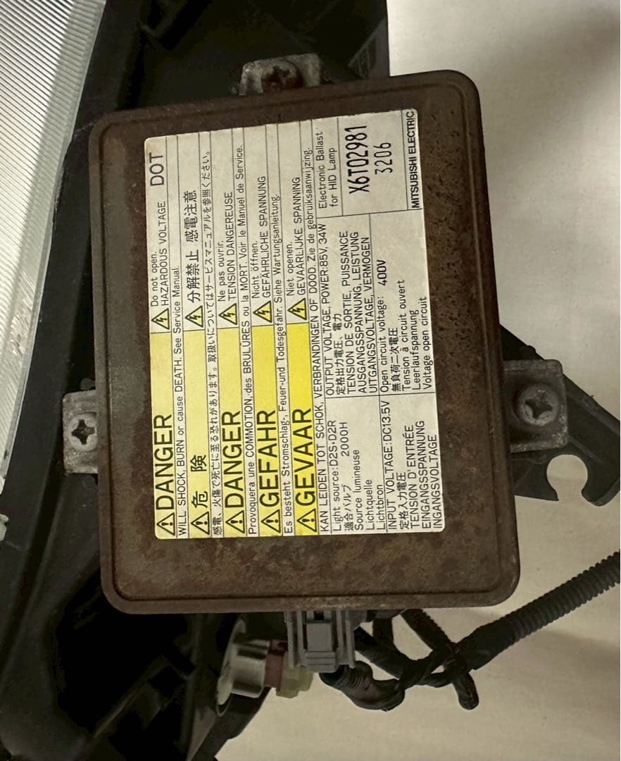 YH2 HONDA ELEMENT FRONT LIGHT ヘッドライト