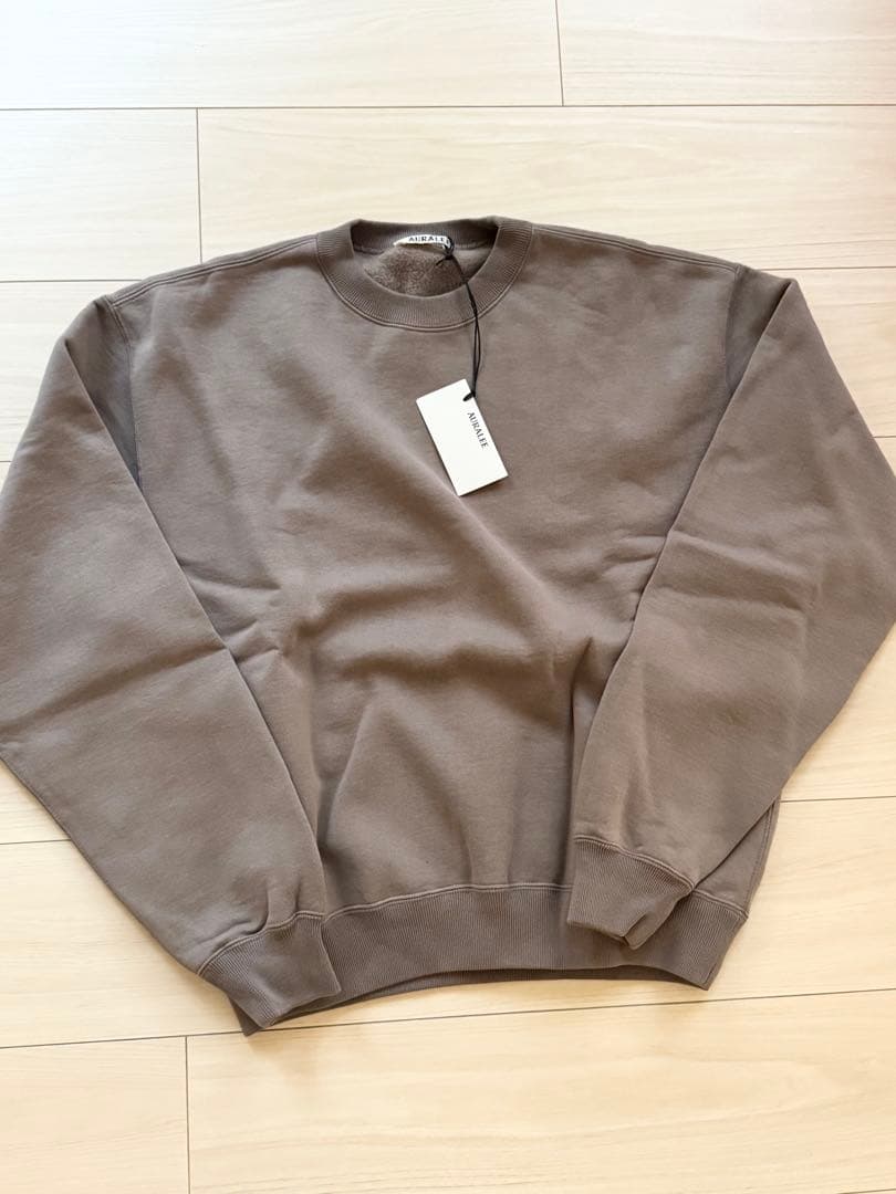 新品未使用　Auralee smooth soft sweat スウェット