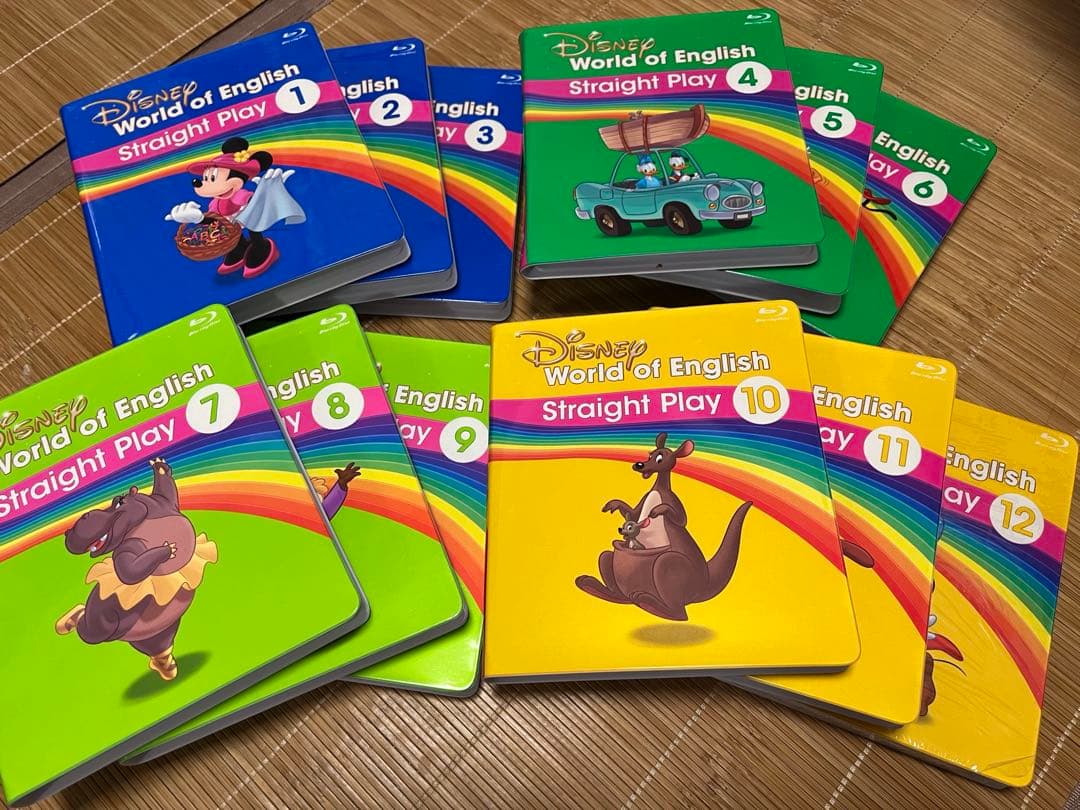 ディズニー英語Straight Play DVD&CD&BOOKフルセット