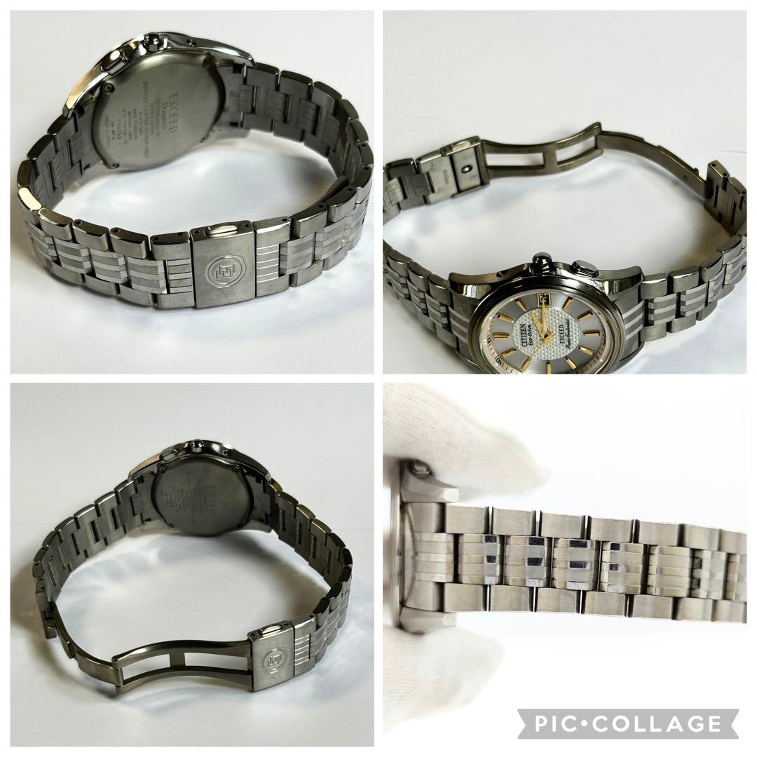 美品/稼働】CITIZEN エコドライブ EXCEED H111-T011381