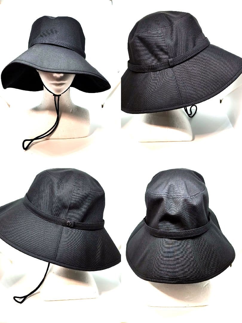 サンバリア100 ウィンドハット Lサイズ 黒