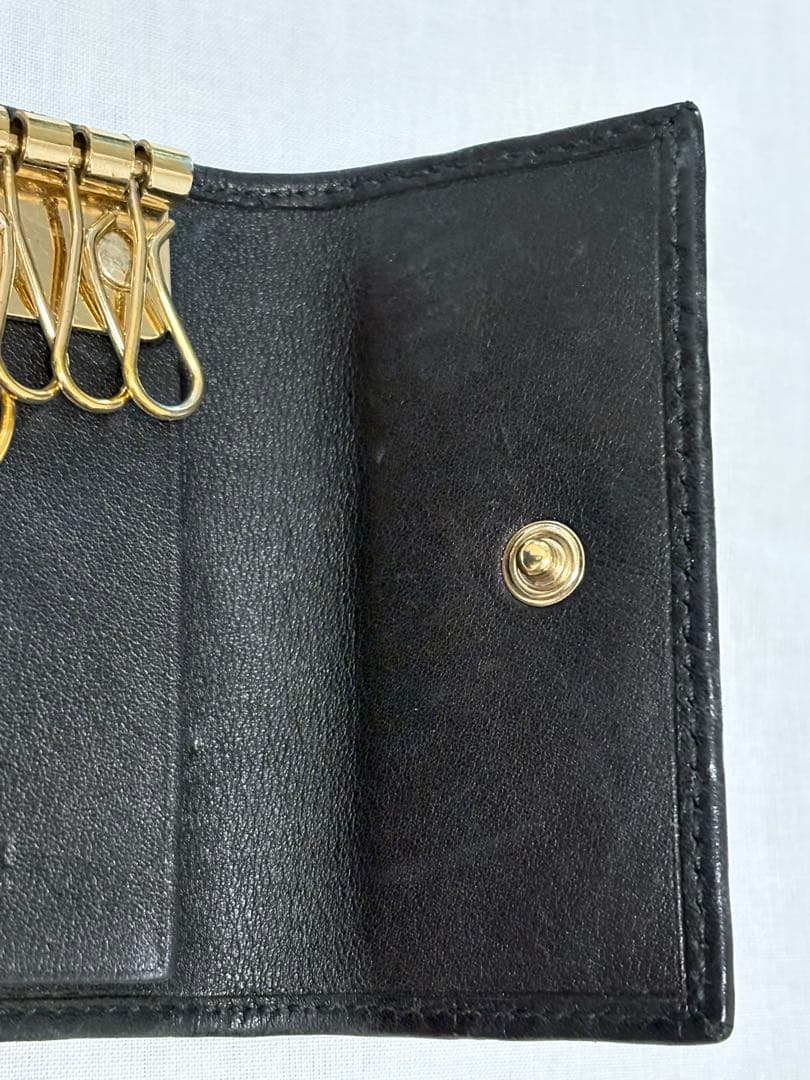 【値下げ中‼️】GUCCI☆ブラックレザー☆キーケース