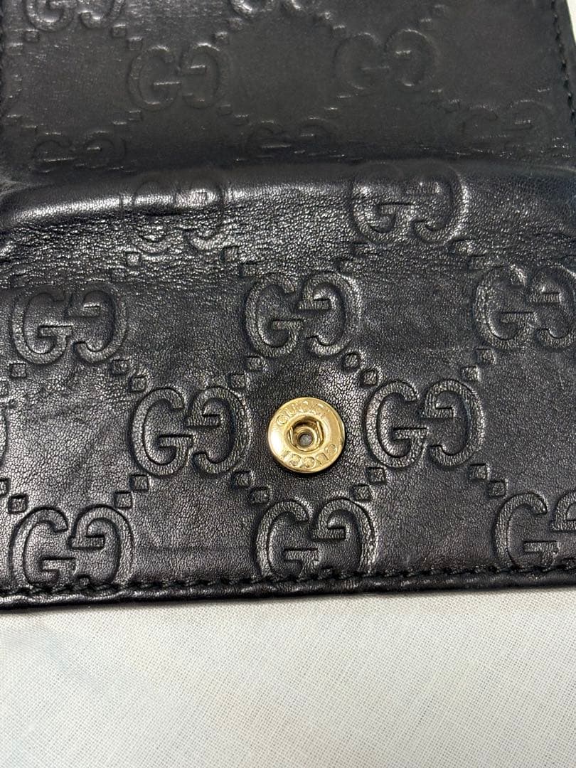 【値下げ中‼️】GUCCI☆ブラックレザー☆キーケース