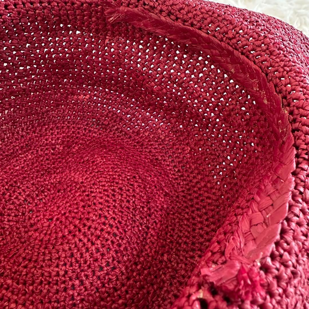 美品✨ヘレンカミンスキー ストローハット 麦わら帽子 レディース