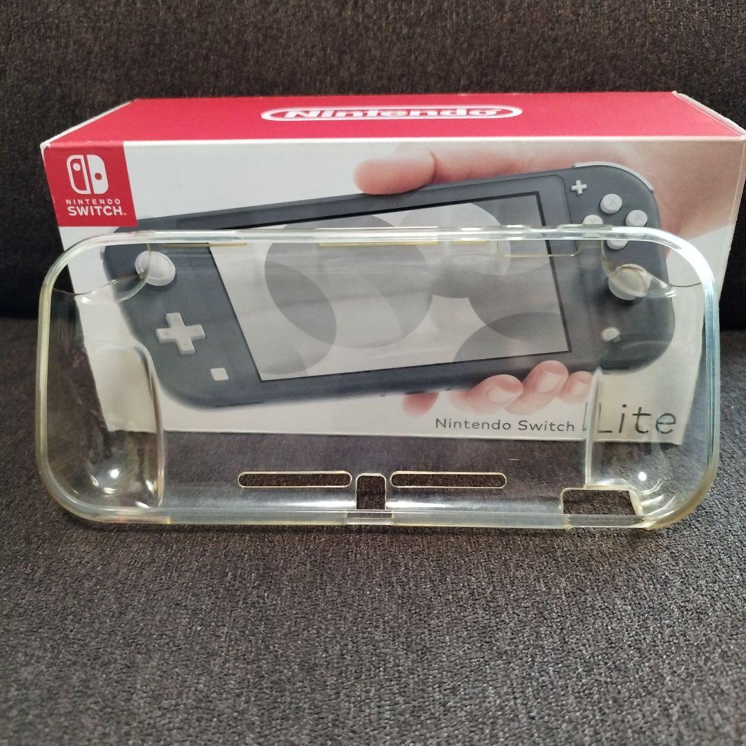 Nintendo Switch Lite グレー 専用ケース・カバー付き