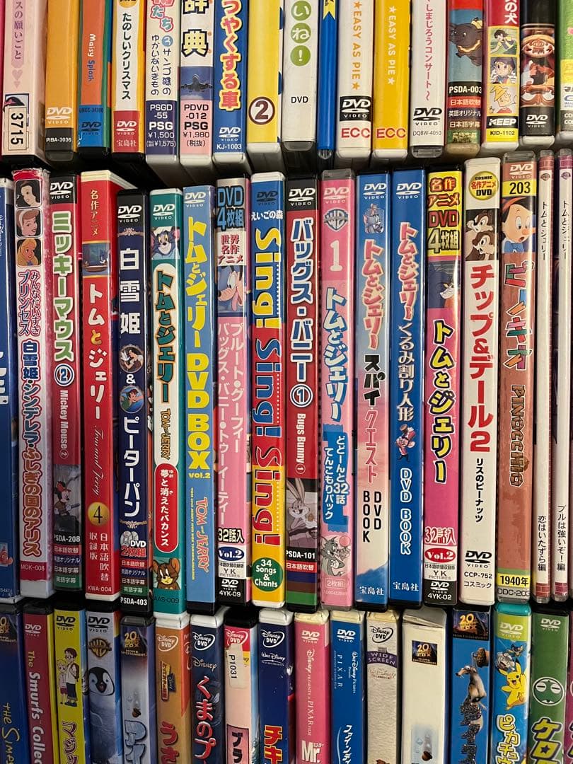 ディズニーなど子供向け　DVD まとめ売り　100本以上　未検品