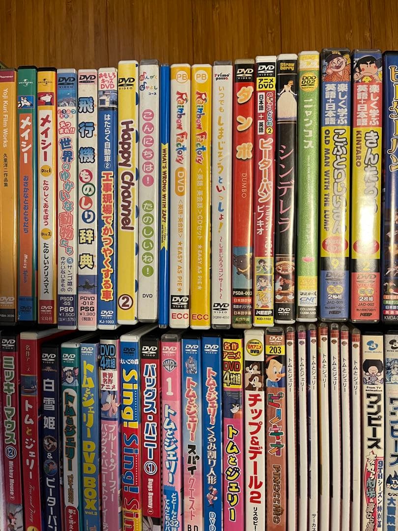 ディズニーなど子供向け　DVD まとめ売り　100本以上　未検品