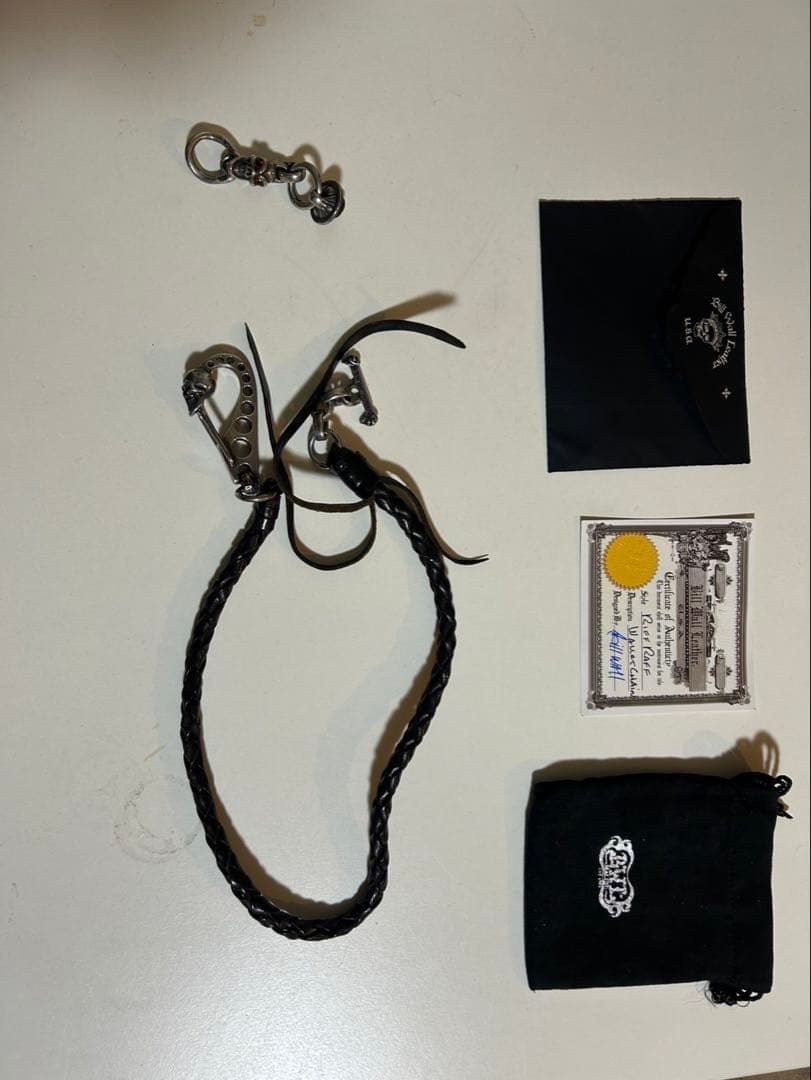 葵 Bill Wall Leather ウォレットチェーン