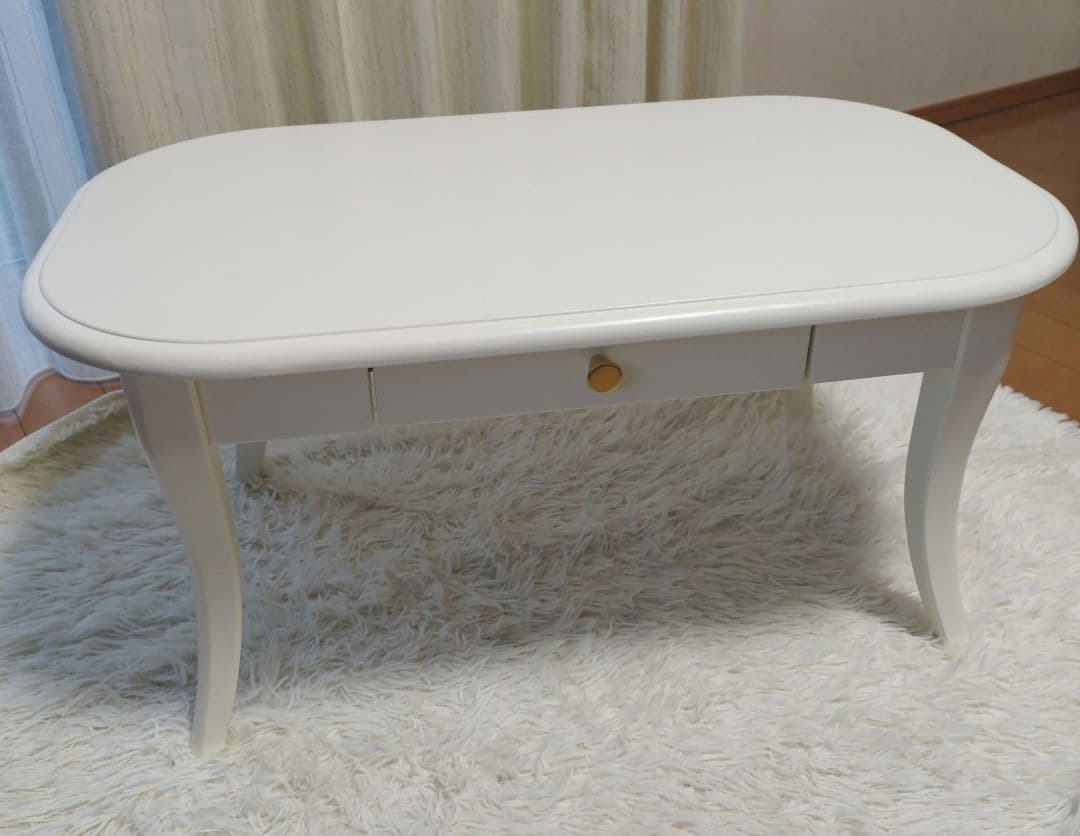 フランフラン　キャーロ コーヒーテーブル　ホワイト　オンライン限定モデル