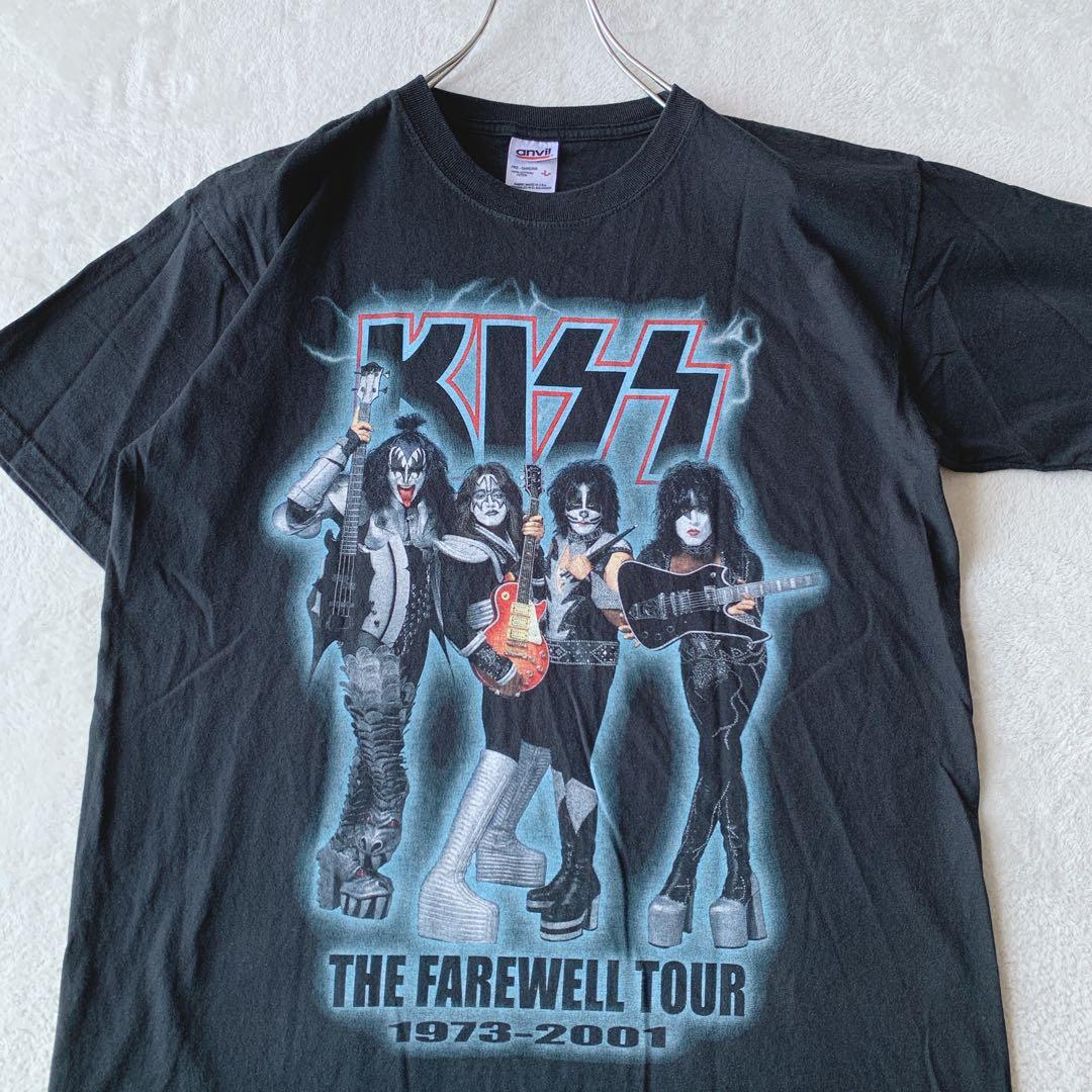 米国製 00s KISS Ｔシャツ THE FAREWELL TOUR 2001