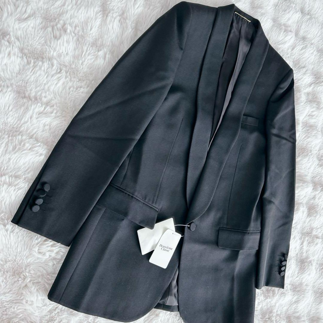 新品✨ドゥーズィエムクラス★タキシードジャケット　テーラード　ブラック
