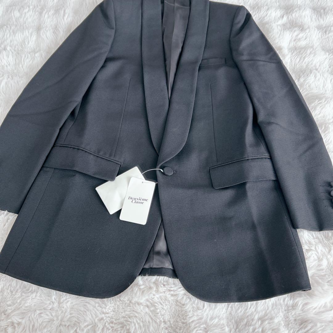新品✨ドゥーズィエムクラス★タキシードジャケット　テーラード　ブラック