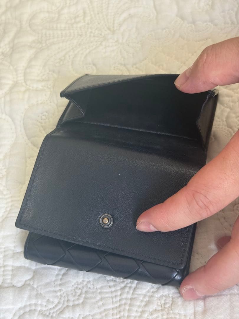 ボッテガヴェネタ 三つ折り財布 メンズ＆レディース レザー 編み込み