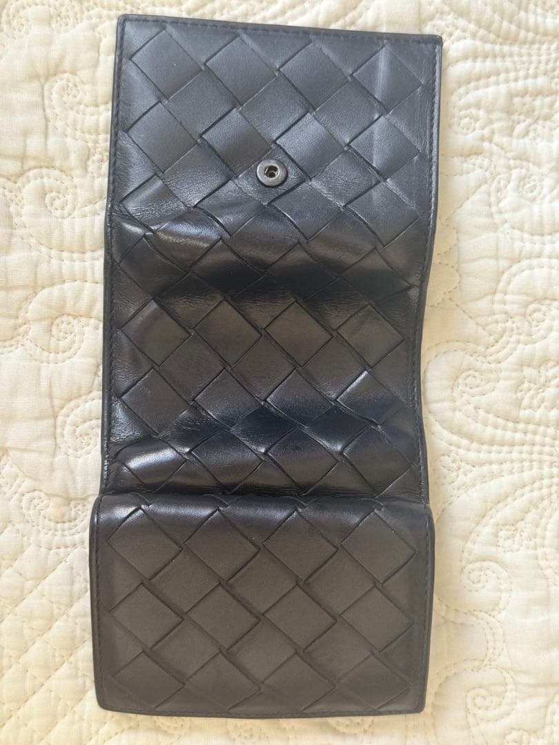 ボッテガヴェネタ 三つ折り財布 メンズ＆レディース レザー 編み込み