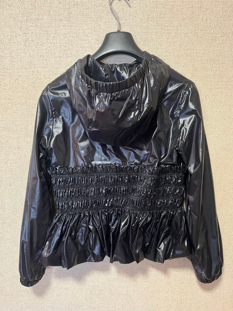 モンクレール　ブラックナイロンジャケット　150センチ