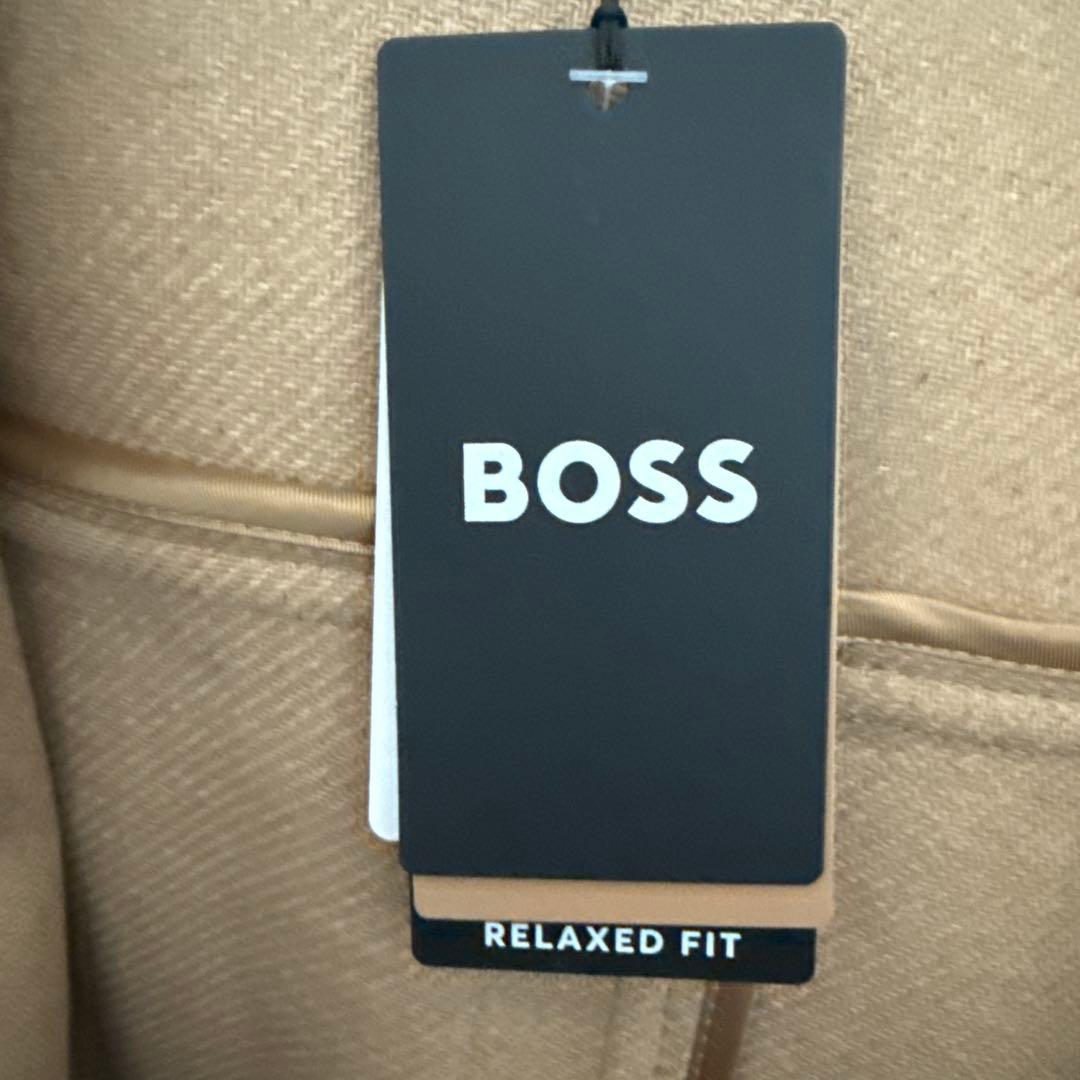 【12/14出品終了】BOSS ベージュ ダッフルコート