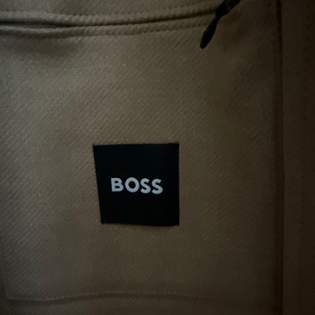 【12/14出品終了】BOSS ベージュ ダッフルコート
