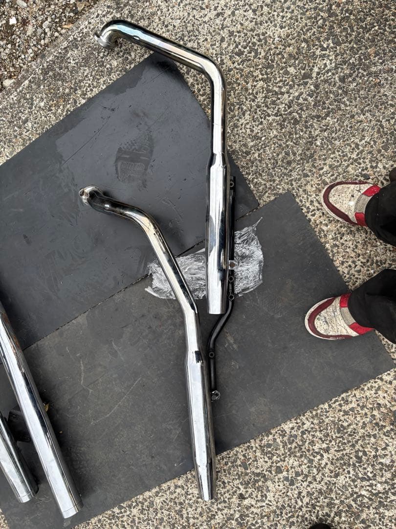 じ*ん様 ハーレー　エボ　ソフテイル　マフラー