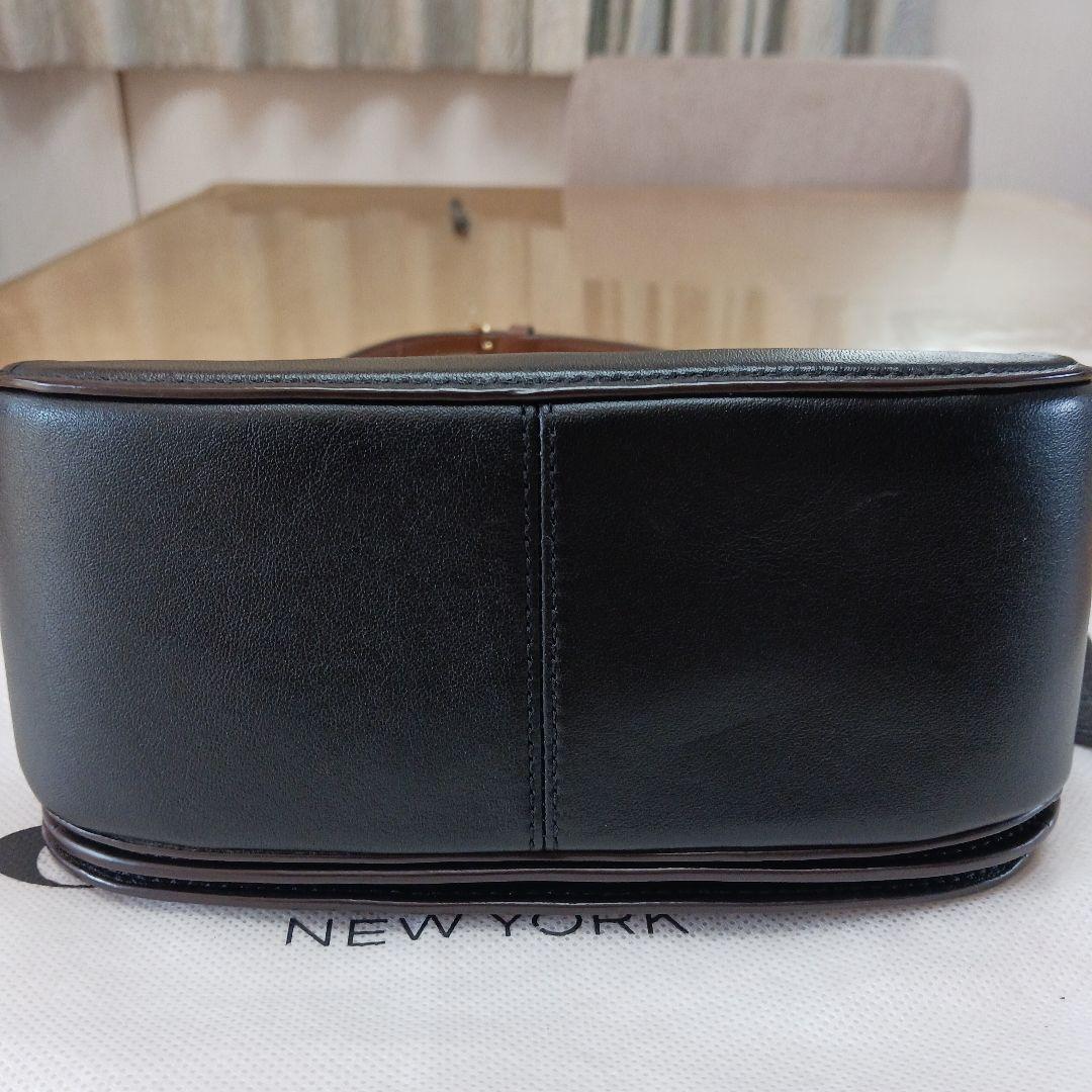 未使用級COACH ショルダーバッグ ブラック/ブラウン