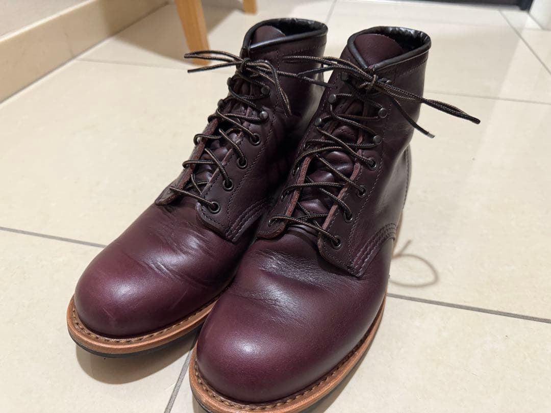 美品 新ベックマン 9419 US7.5（25.5cm）箱 代え紐付き