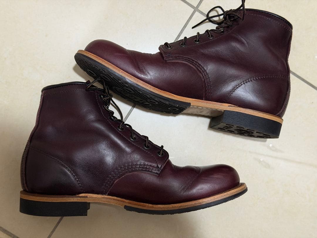 美品 新ベックマン 9419 US7.5（25.5cm）箱 代え紐付き